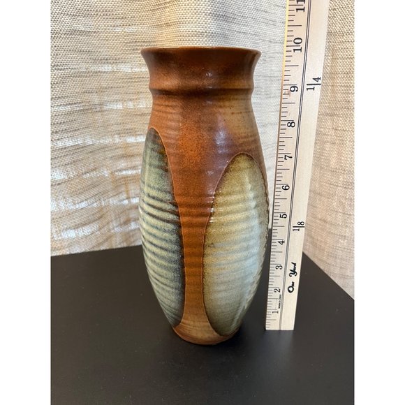 Vintage Tall Pottery Craft Vase Circa 1970's - Picture 4 of 7